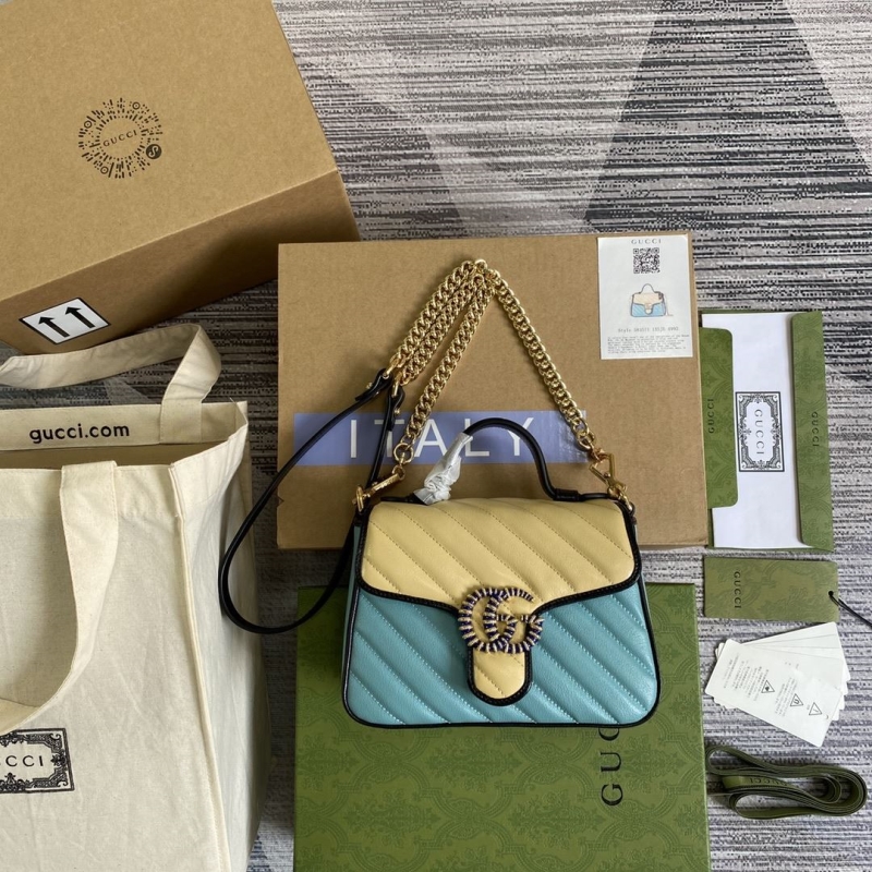 G*u*i top handle bags